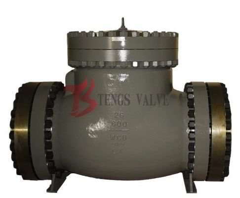 ANSI 600LB Carbon Steel Check Valve Bolted Cover Metallic Seating Surface