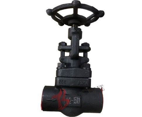 Class 1500LB SW Ends Forged Steel Globe Valve Bolted Bonnet Carbon Steel A105N Socket Welded